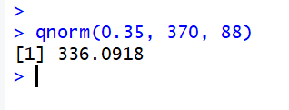 qnorm